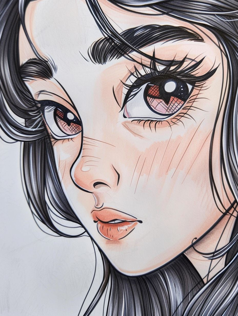 Expressive Anime Portrait Studies - Image 2
