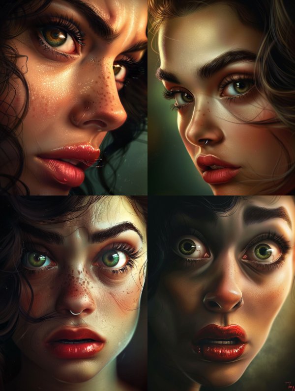 Intense Cinematic Female Portraits