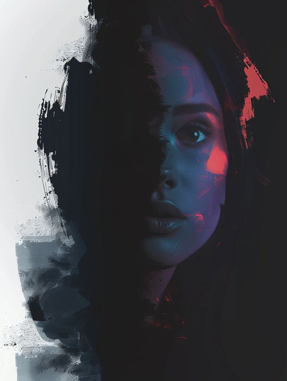 Neon Shadows Cinematic Portraits - Image 4