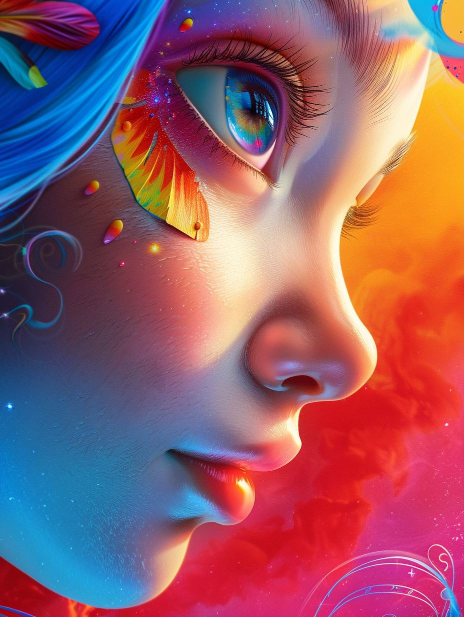 Vibrant Visions of Ethereal Beauty - Image 1