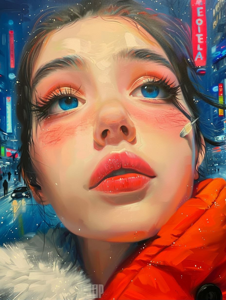 Vibrant Surrealist Digital Portraits - Image 1