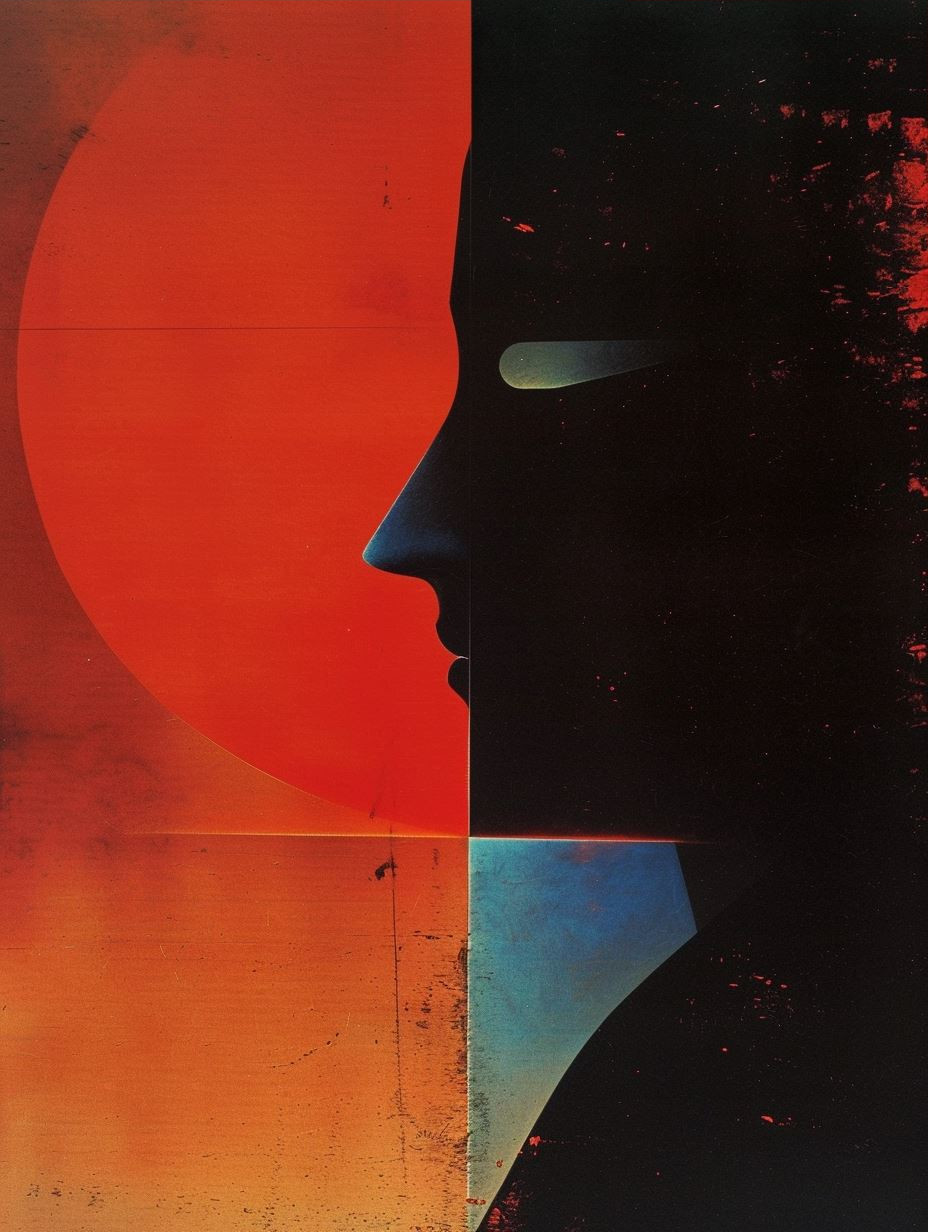 Abstract Fragments of Human Silhouette - Image 3