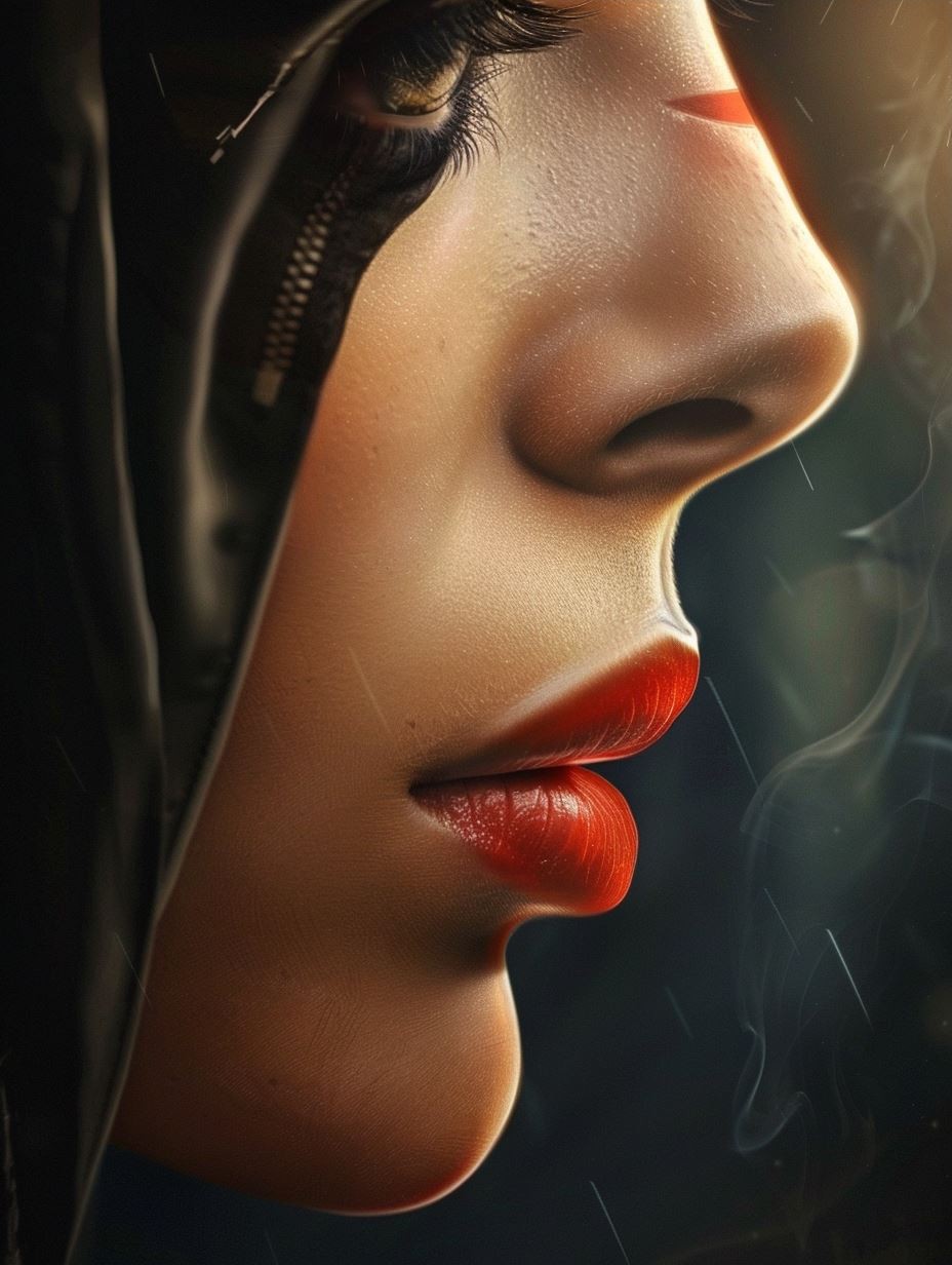 Ethereal Gaze in Soft Light - Image 3