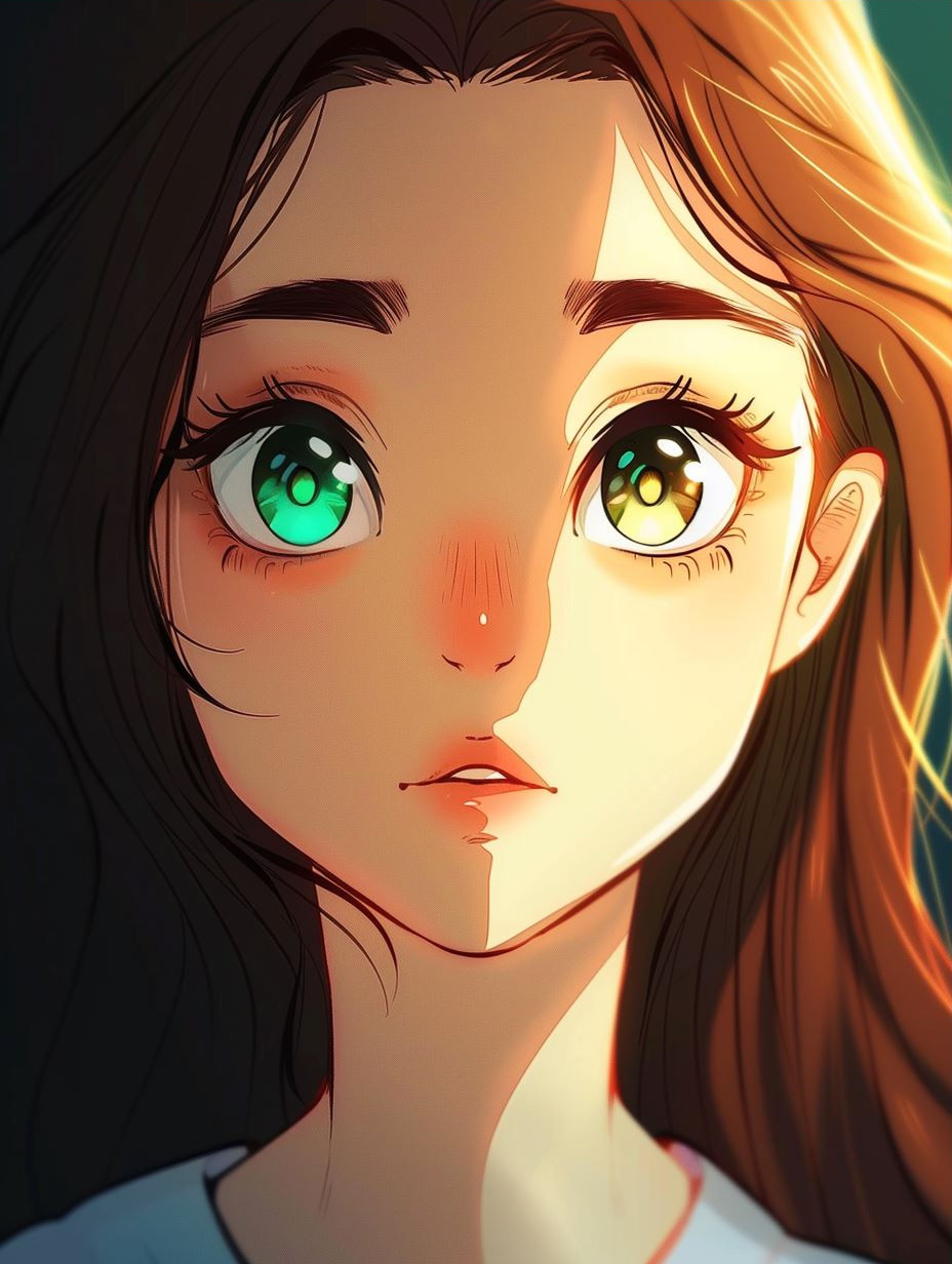 Diverse Digital Portraits of Anime Girls - Image 3