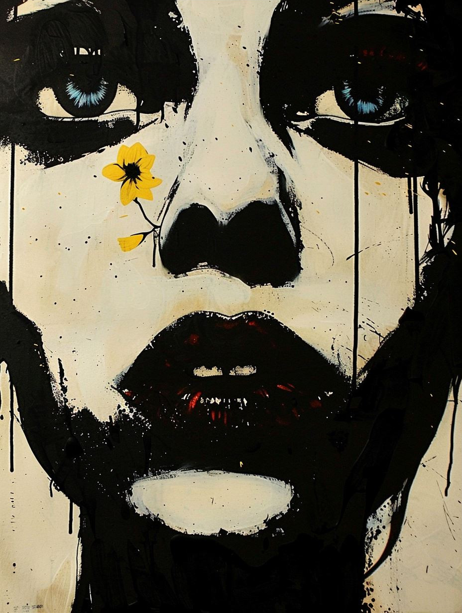 Melancholy in Ink and Gold - Image 3