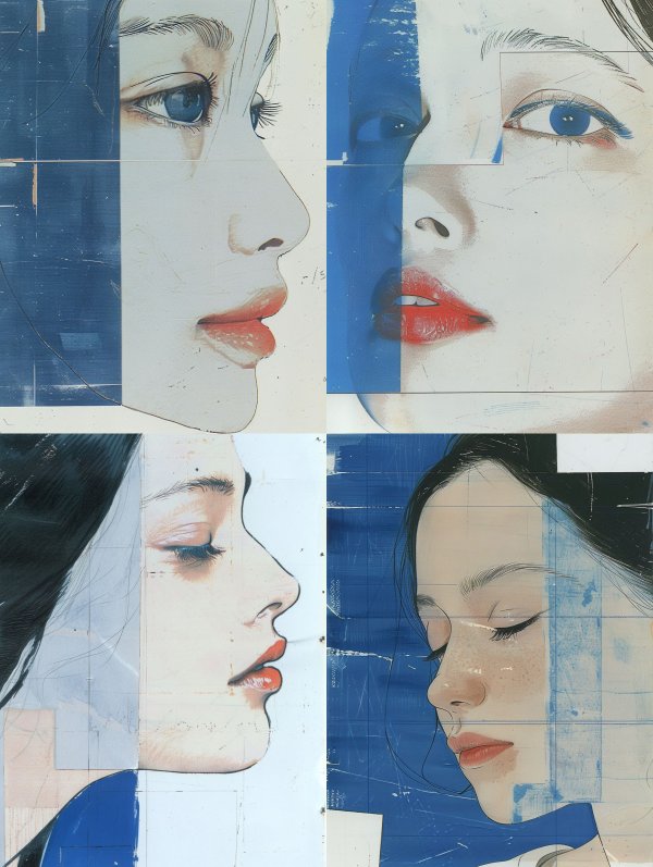 Fragmented Visions of Blue