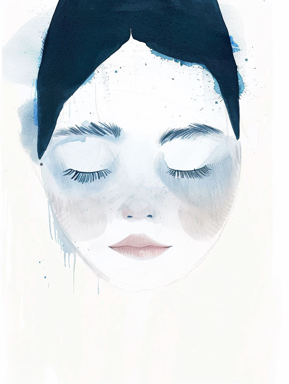Ethereal Whispers of Melancholy Portraits - Image 2