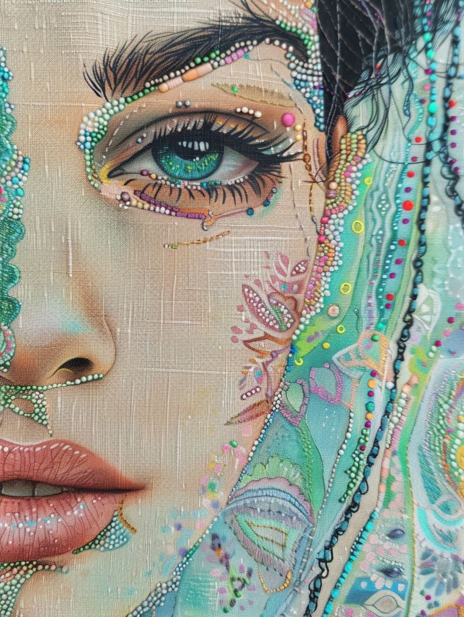 Floral Ethereal Portrait Collage - Image 3