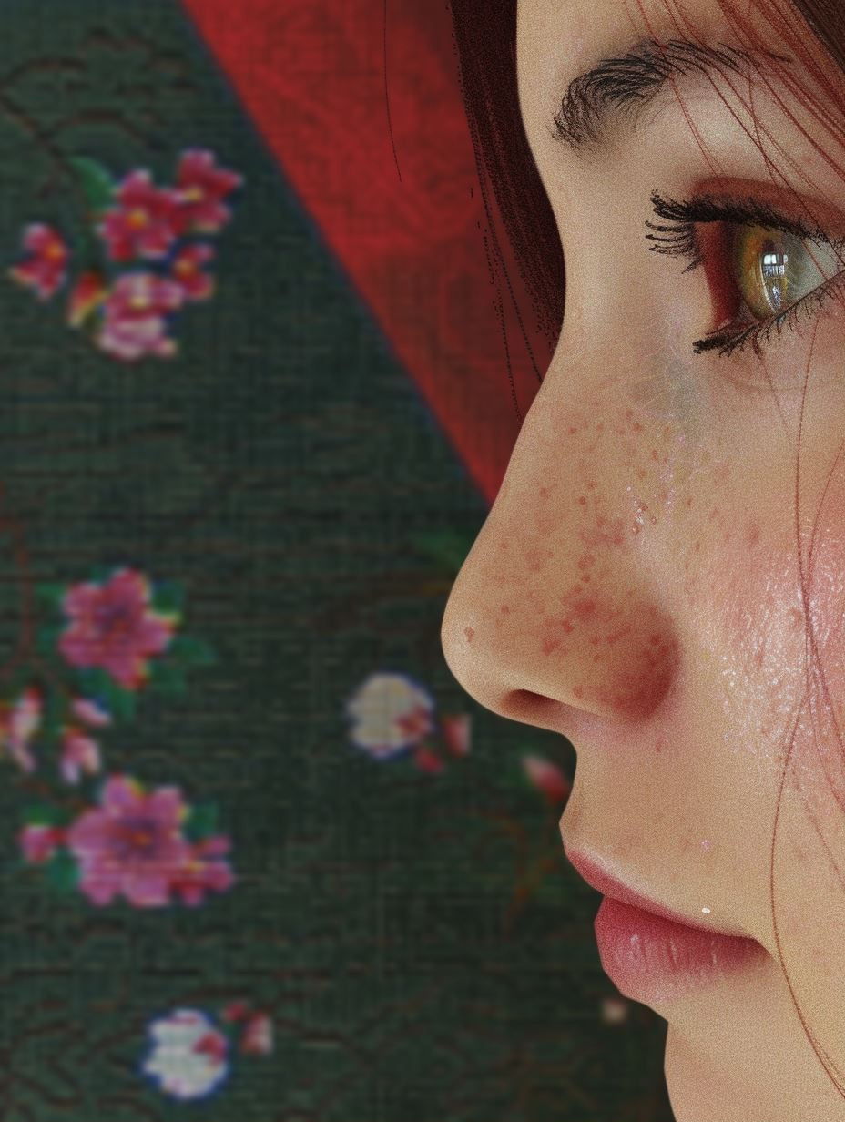 Ethereal Gaze Floral Portraits - Image 1