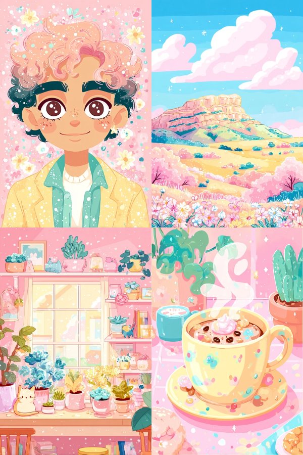 Pastel Dream Portrait