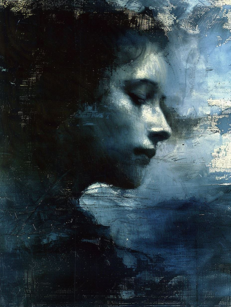Melancholy Shadows in Blue - Image 2