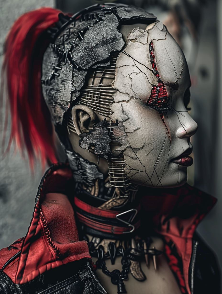 Dark Gothic Cybernetic Horror Portraits - Image 2