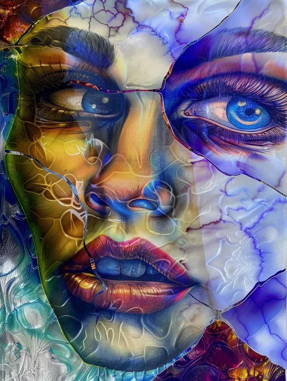 Celestial Prism Portrait Study - Image 3