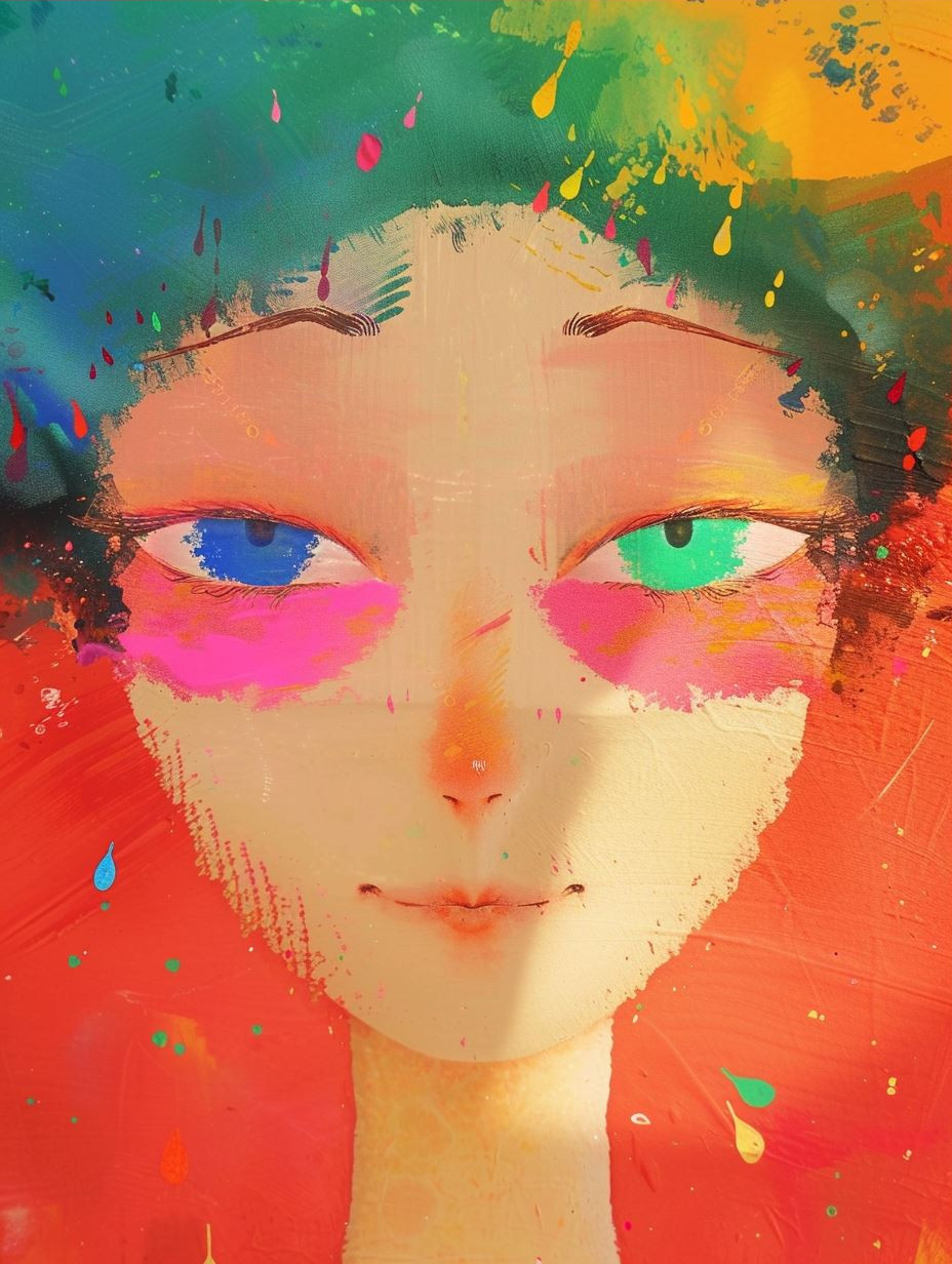 Vibrant Spectrum of Ethereal Portraits - Image 3