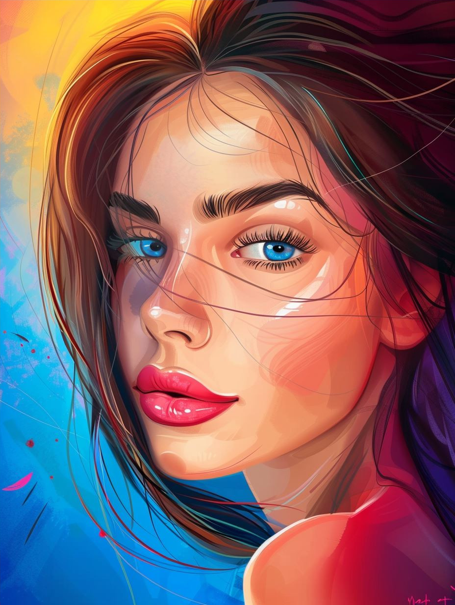 Luminous Digital Portraiture Study - Image 4