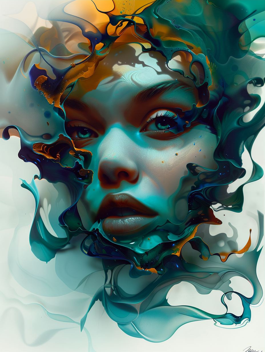 Ethereal Fluidity of Human Form - Image 3