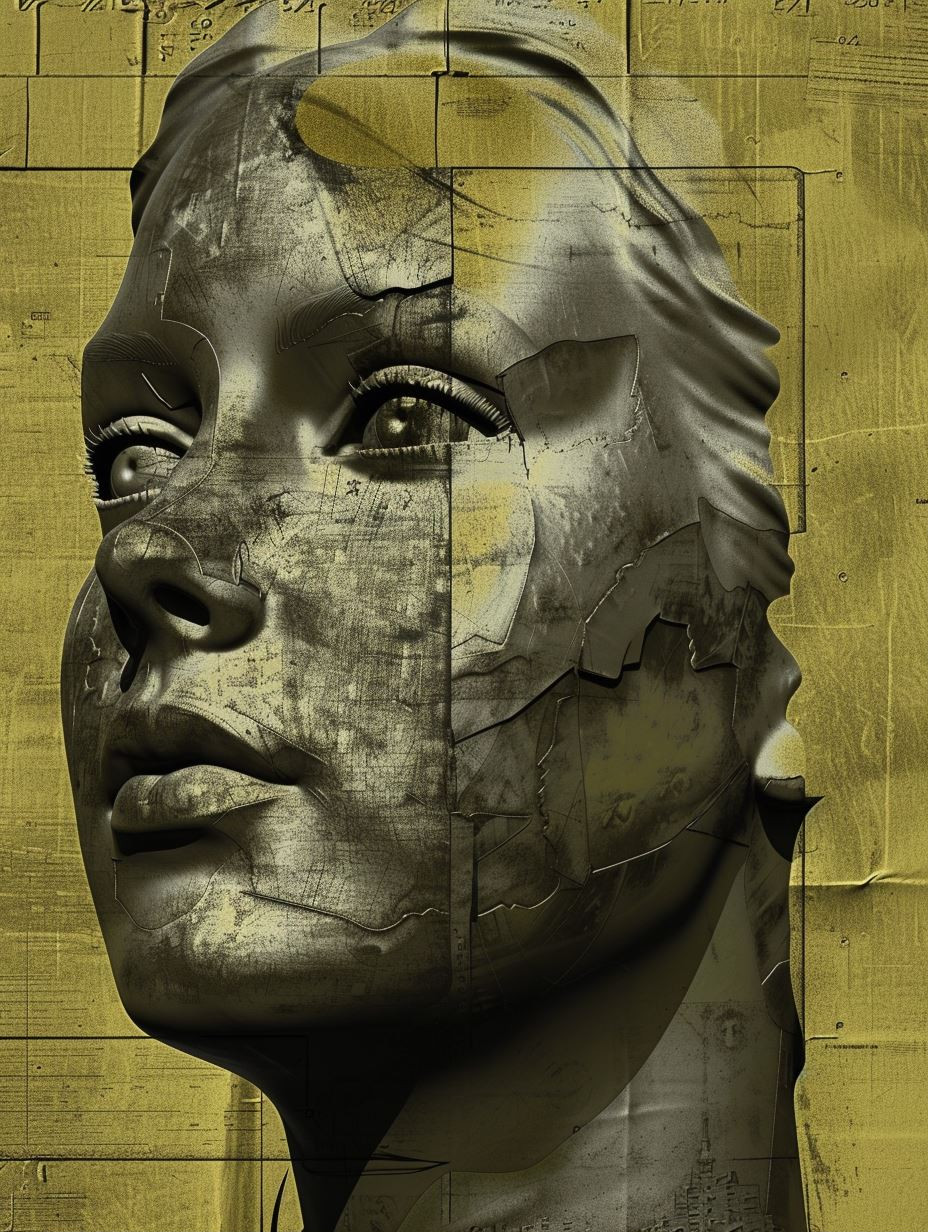 Fragmented Stone Soul Portraits - Image 1