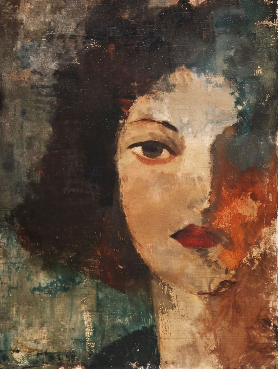 Fragmented Gaze in Oil - Image 3
