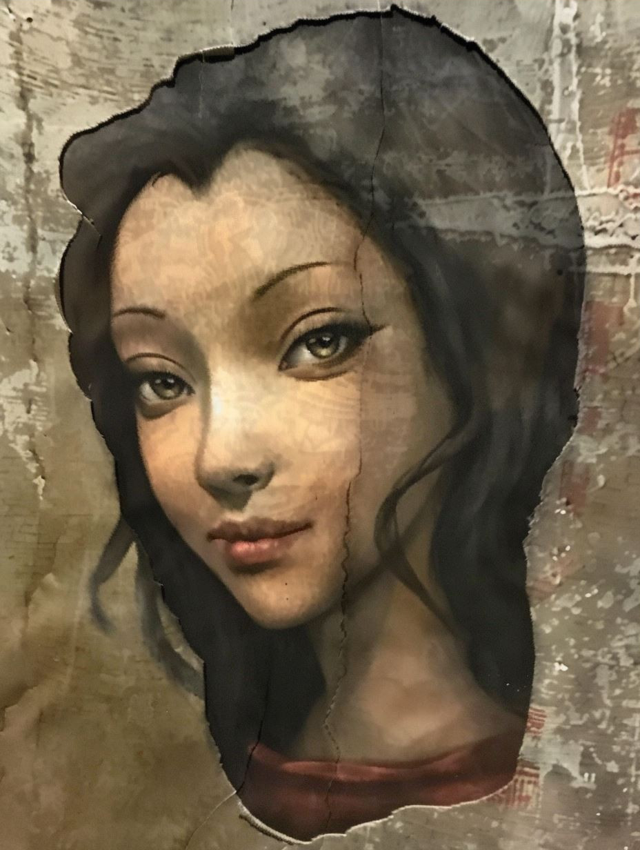 Ethereal Painted Portrait Studies - Image 3