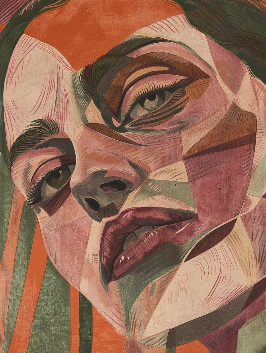 Abstract Earthy Portrait Studies - Image 4