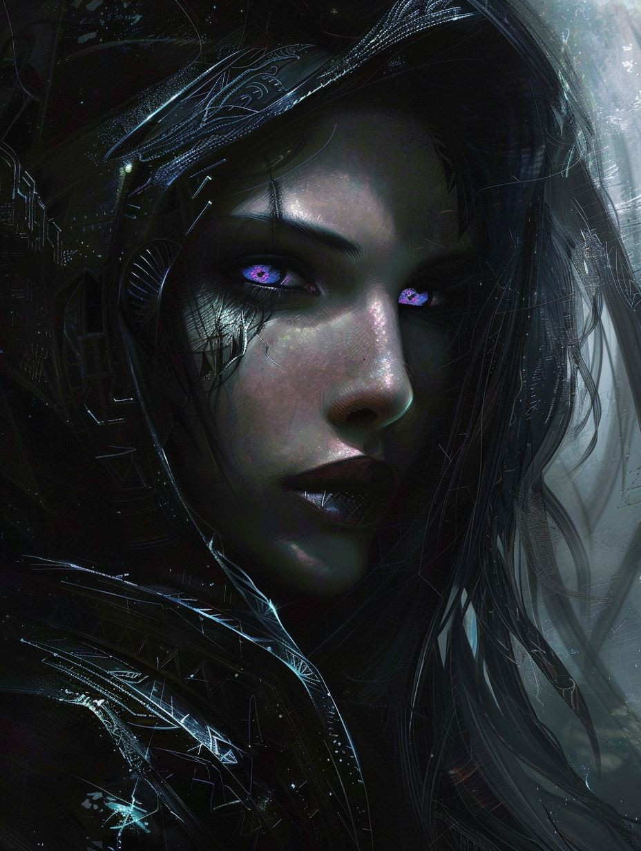 Cybernetic Shadow Portrait - Image 3