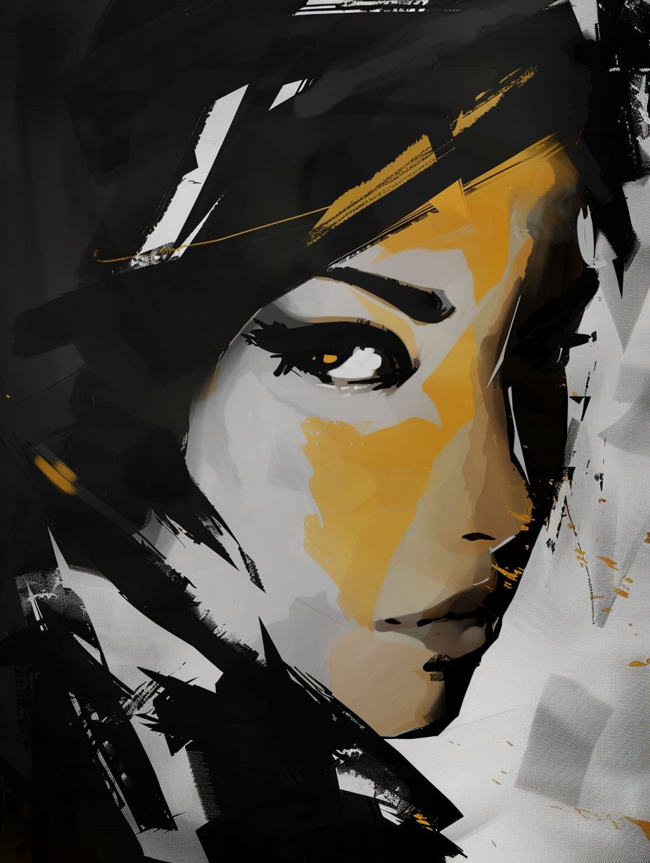 Shadows of Gold: Four Female Portraits - Image 1