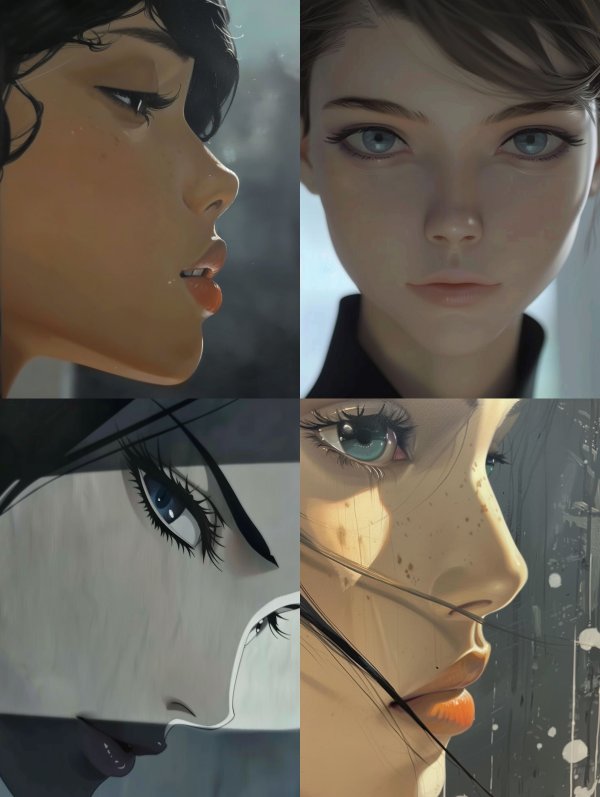 Ethereal Visions of Digital Beauty