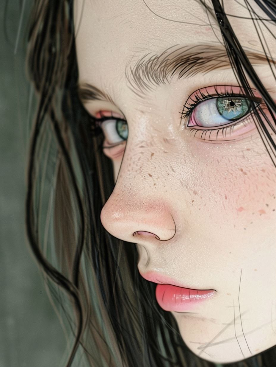 Ethereal Gaze of Dewy Skin - Image 1