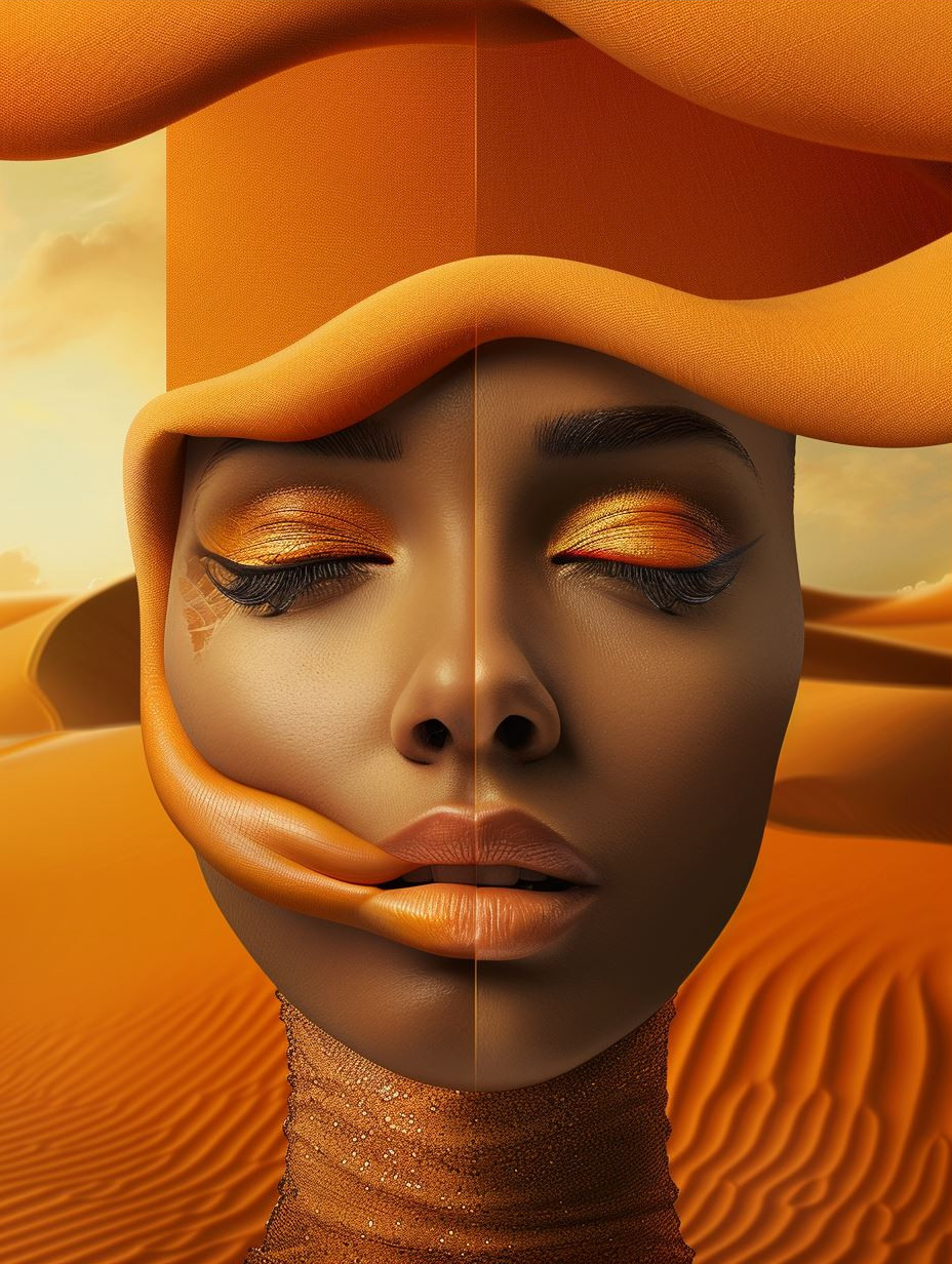 Golden Sands Surrealist Portraiture - Image 3