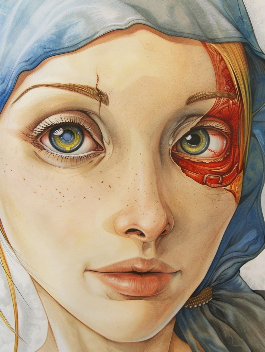 Ethereal Gazes: A Study of Feminine Portraits - Image 3