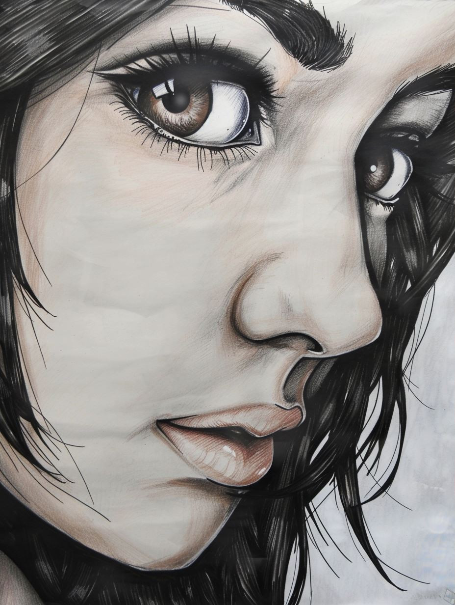 Diverse Digital Portraits of Expressive Women - Image 3