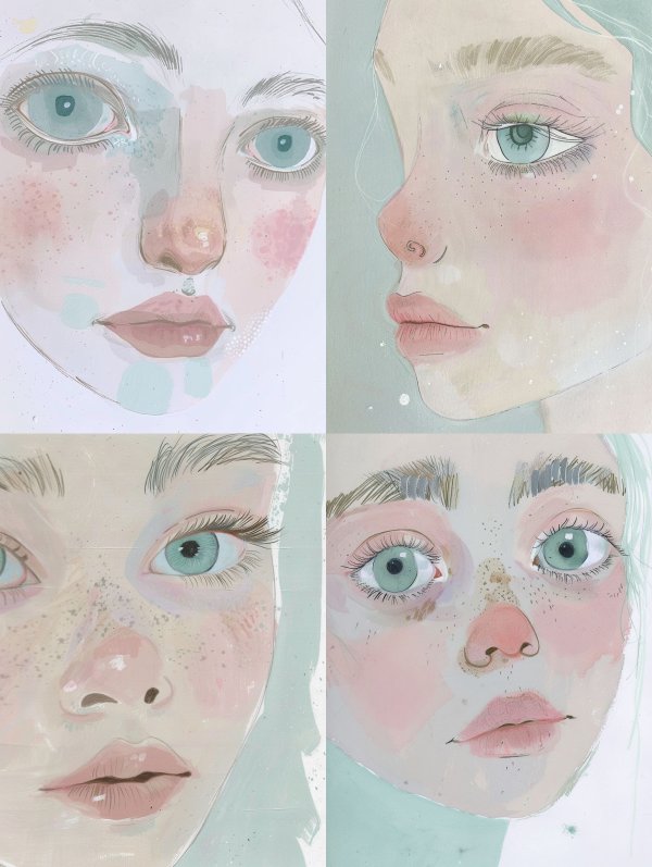 Ethereal Gaze: A Study in Softness