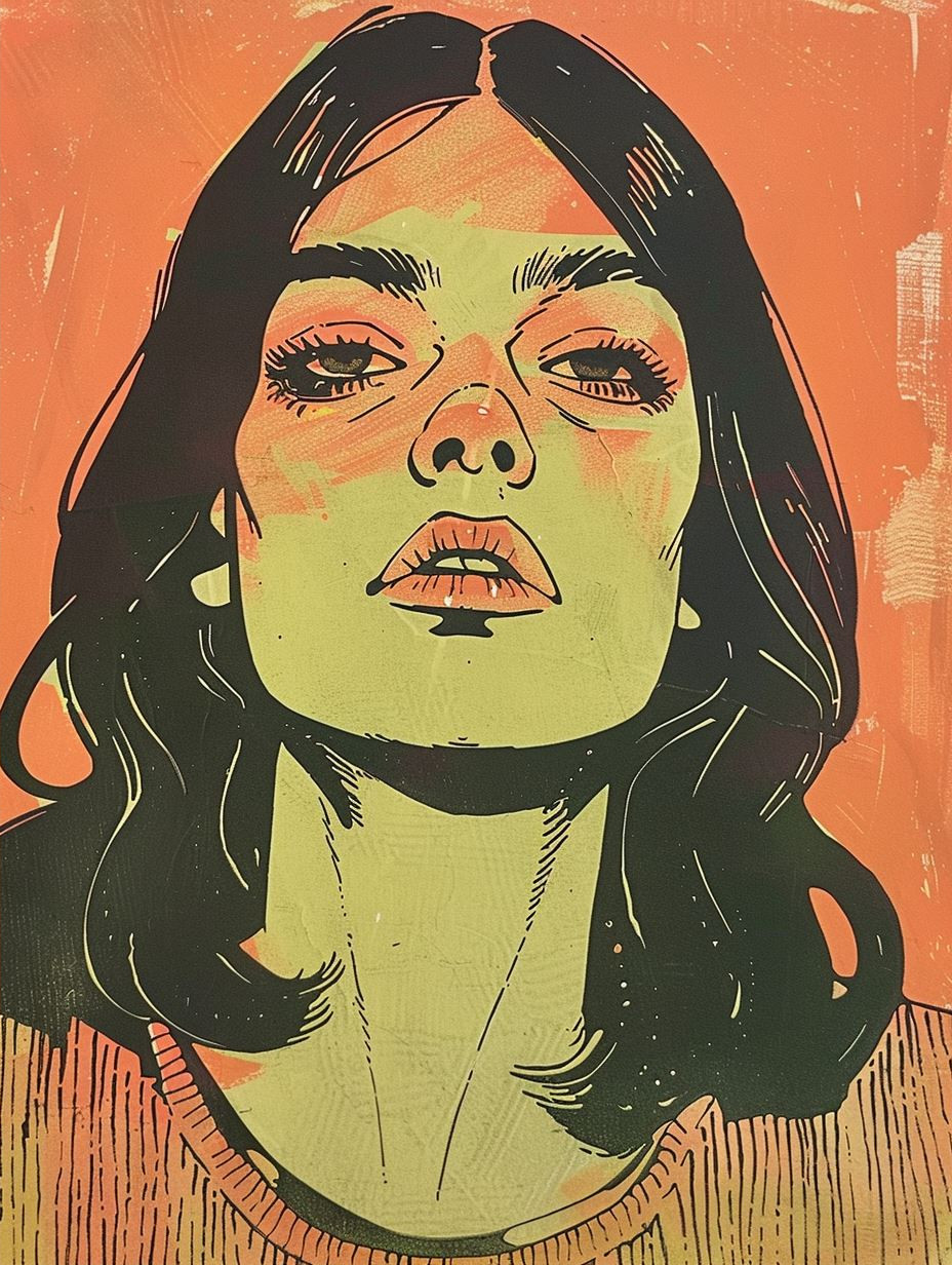 Retro Pop Art Portrait - Image 2