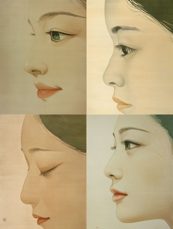 Four Gazes of Serenity