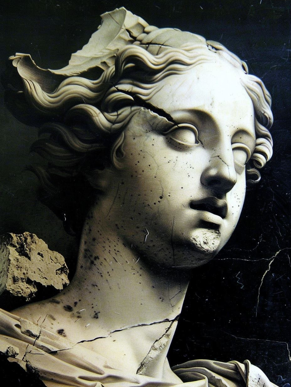Timeless Gazes: A Study in Classical Beauty - Image 3
