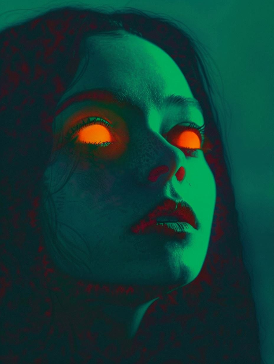 Neon Glow Ethereal Portraits - Image 1