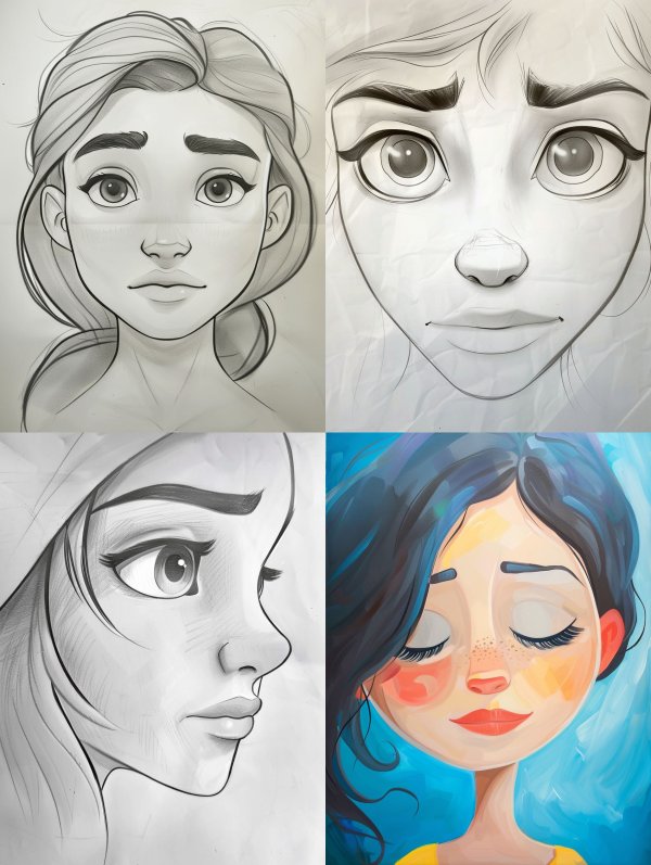 Expressive Stylized Character Portraits