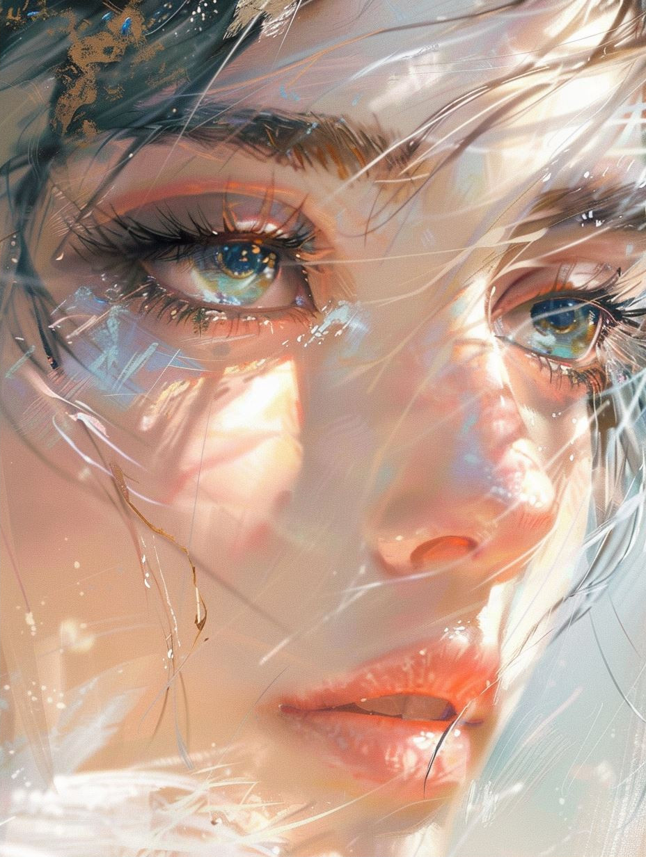 Ethereal Glow Luminous Portrait - Image 2