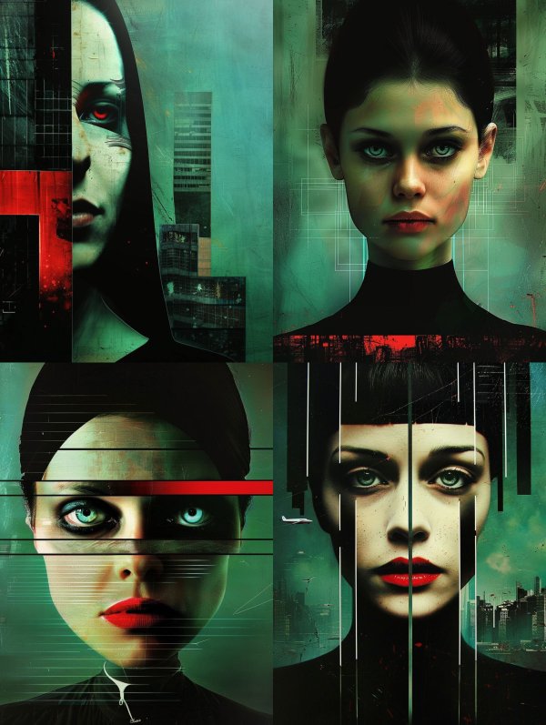 Cybernetic Gaze Digital Distortion