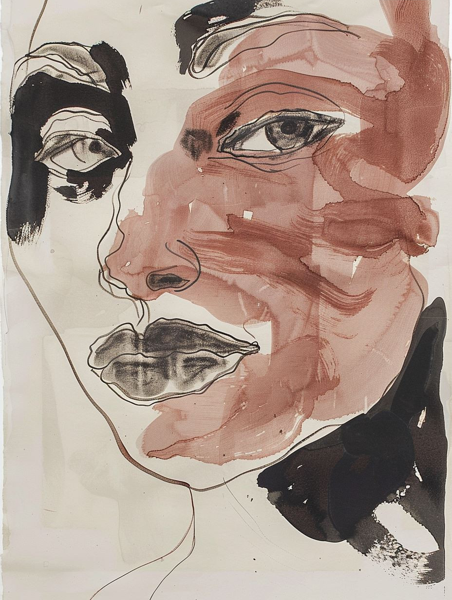 Abstract Fluid Portrait Studies - Image 3
