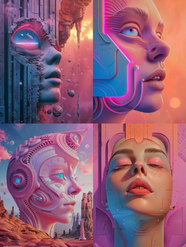 Neon Dreams of Synthetic Souls