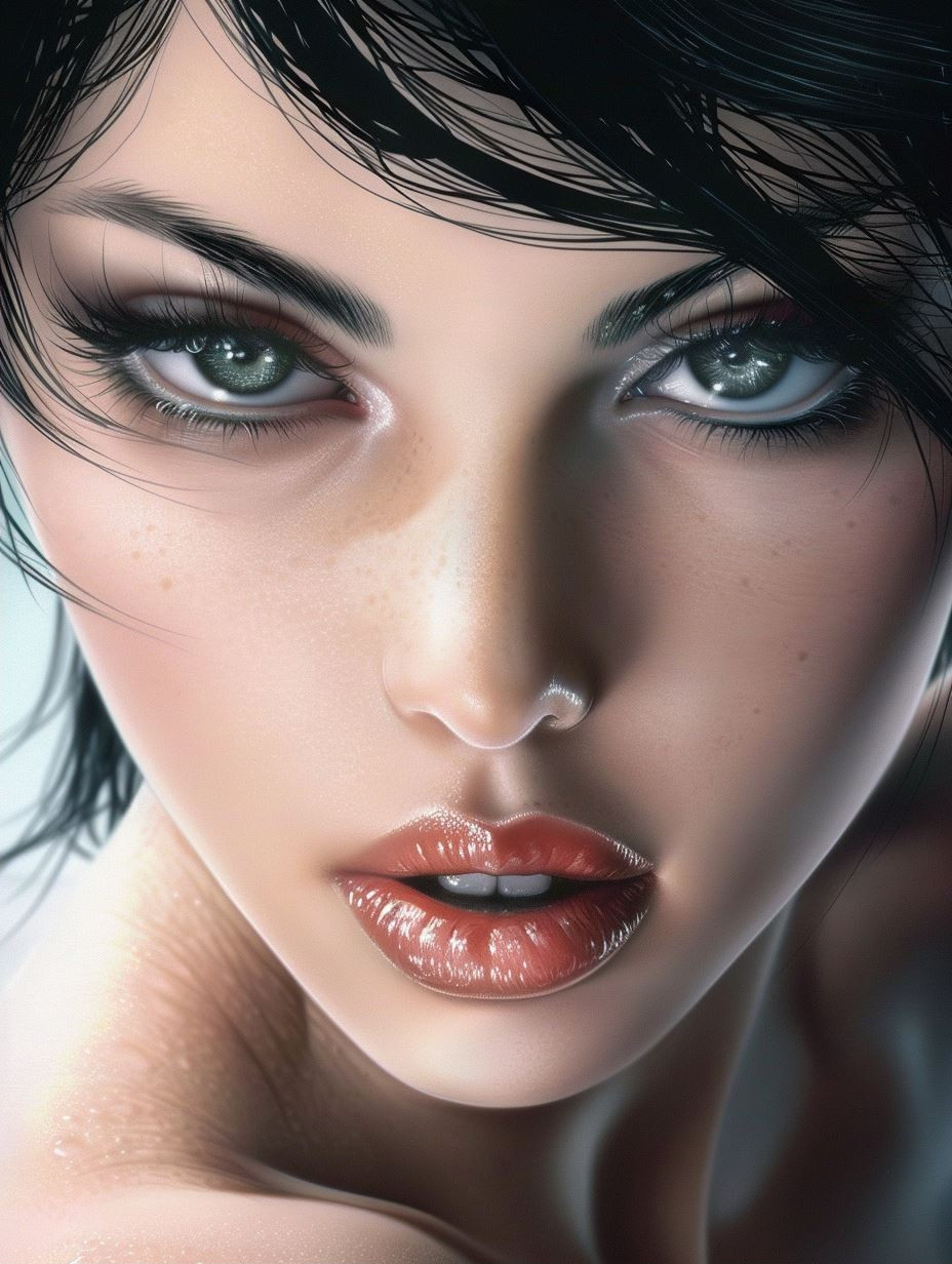 Ethereal Gazes: A Study of Digital Beauty - Image 2