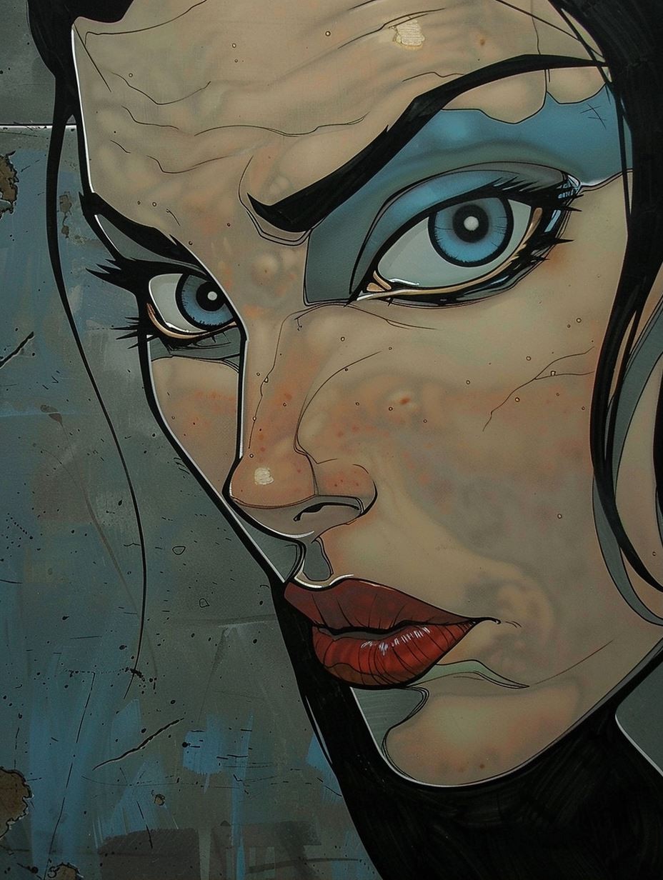 Gritty Urban Comic Portrait - Image 1