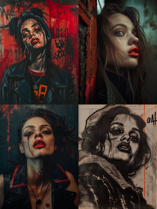 Gritty Urban Noir Portraits