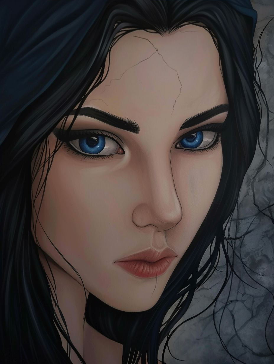 Mystic Dark Haired Portraits - Image 4