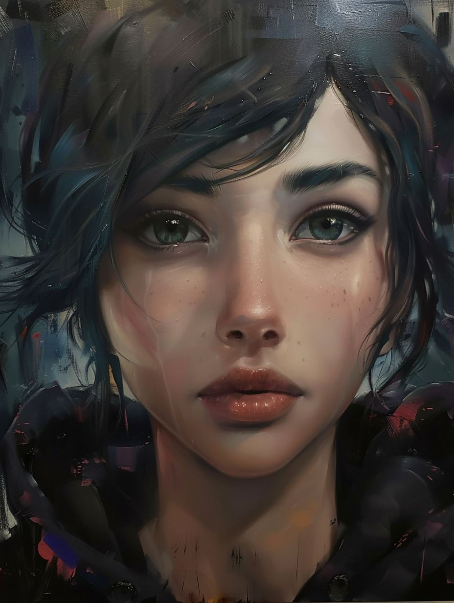 Melancholic Azure Gaze - Image 2