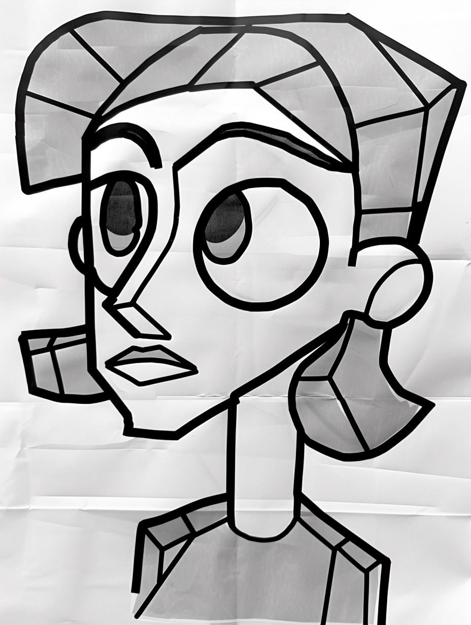 Geometric Visions of the Female Face - Image 4