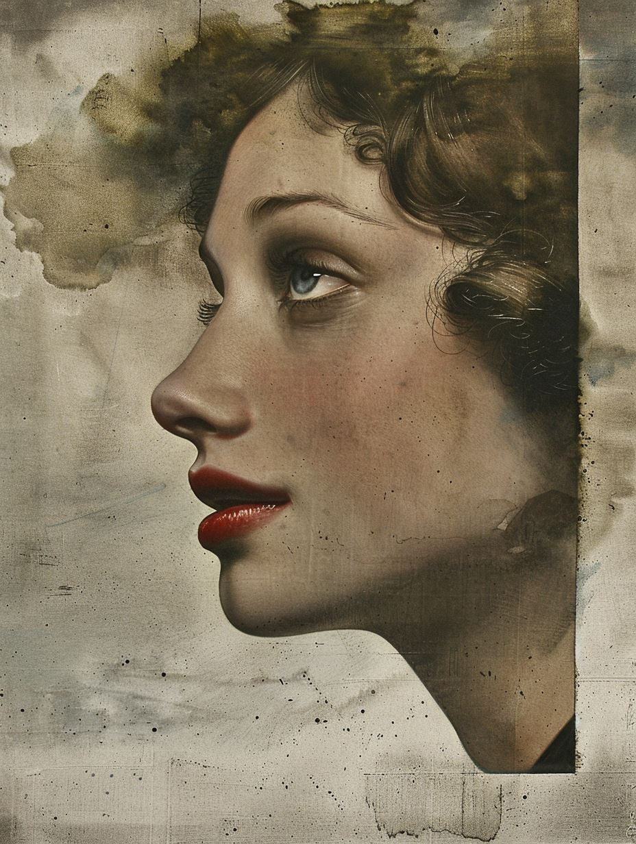 Vintage Ethereal Portrait Study - Image 3