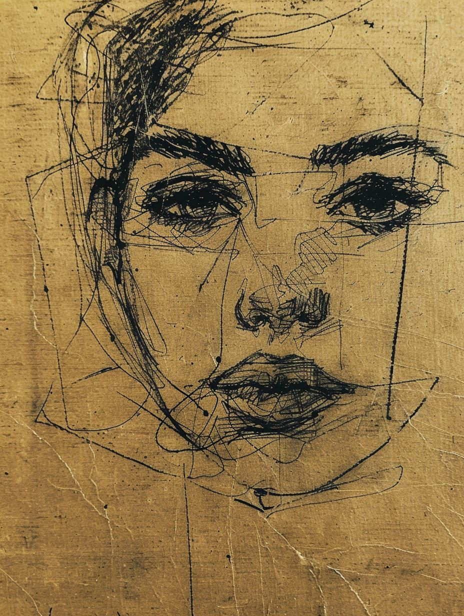 Raw Charcoal Portrait Studies - Image 3