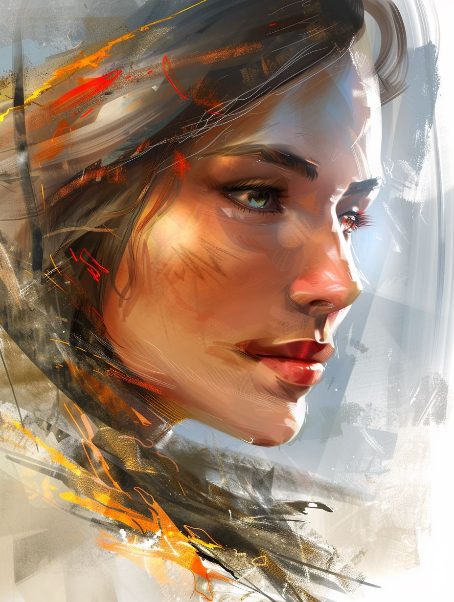 Whispers of the Soul: Digital Portraits - Image 1
